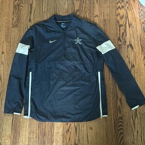 Nike Vanderbilt Commodores 1/4 Zip Windbreaker